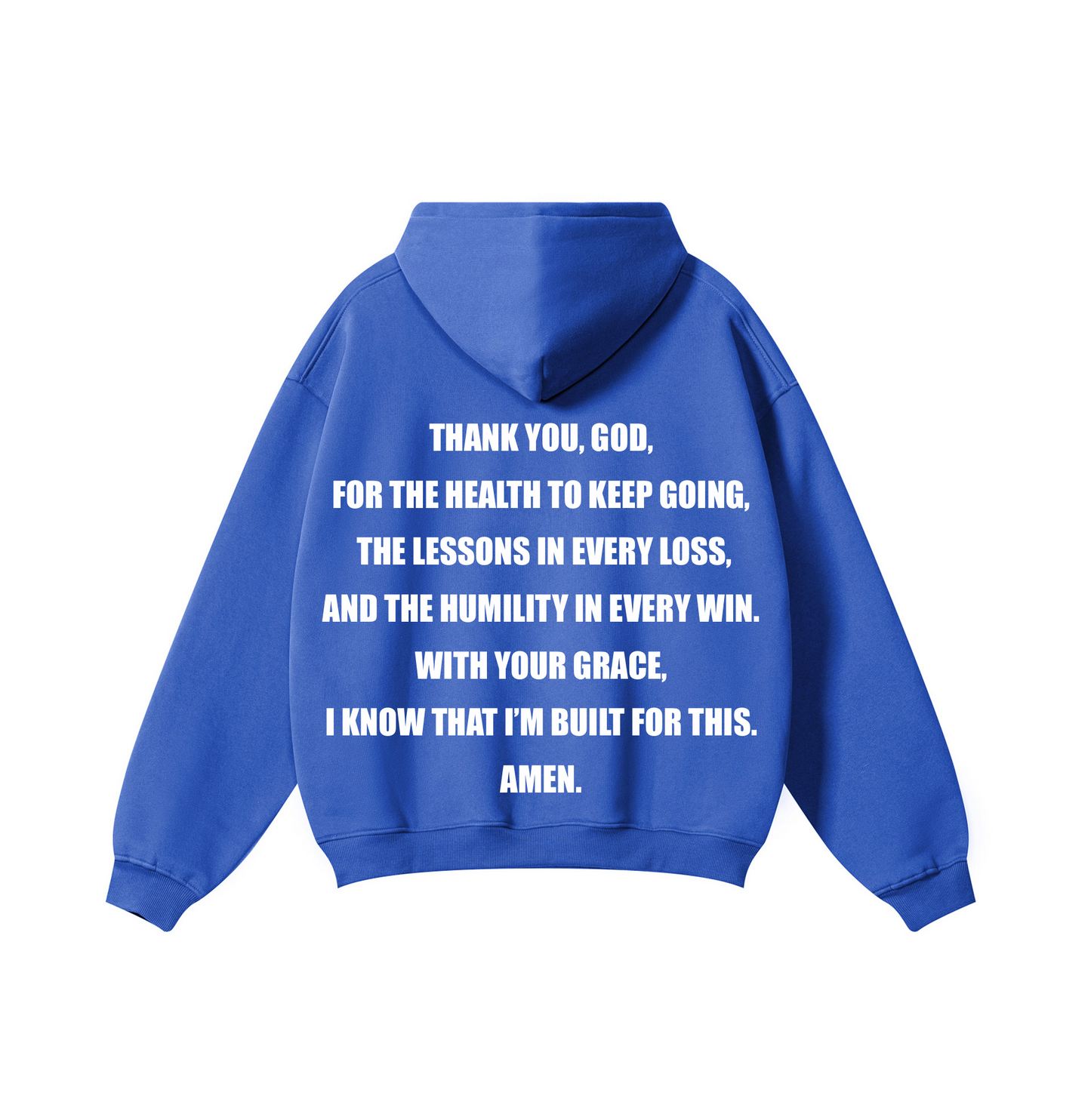 PRAYER HOODIE BLUE