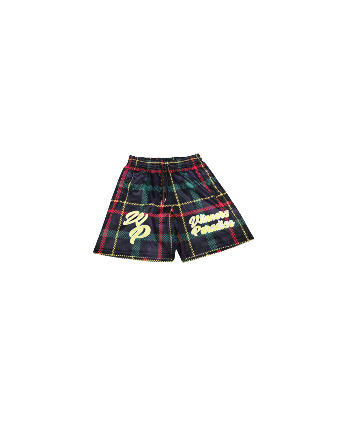 MESH SHORTS BLACK MULTICOLOR